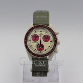 Omega Swatch Omega Swatch X Omega Moonswatch - Snoopy green