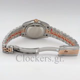 DATE JUST 36MM 2-TONE ROSE GOLD JUBILEE GREY DIAL STICKS MARKERS